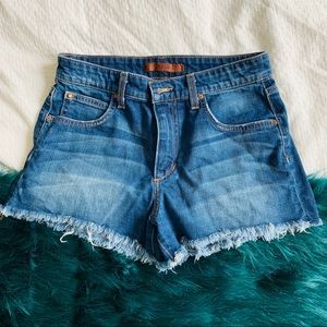 Joe’s high waisted denim shorts
